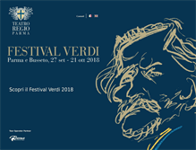 Tablet Screenshot of festivalverdiparma.it
